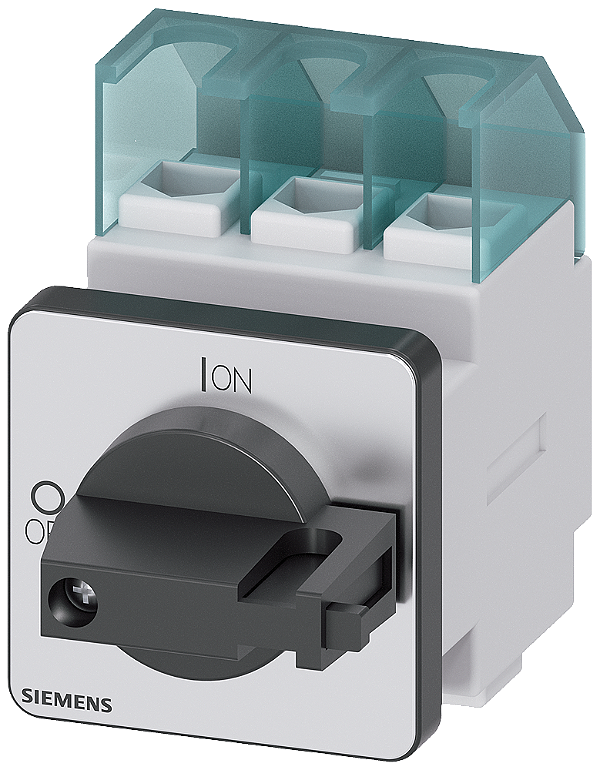 Sentron Seccionador De Corte Em Carga 3LD Interruptor Principal De 3 Polos Iu 32 A Potência De Operação/ A CA-23 A A 400V 11,5 Kw Fixação Dianteira Acionamento De Manípulo Preto Fixação De 4 Furos Para O Manípulo 3LD2222-0TK11 Siemens
