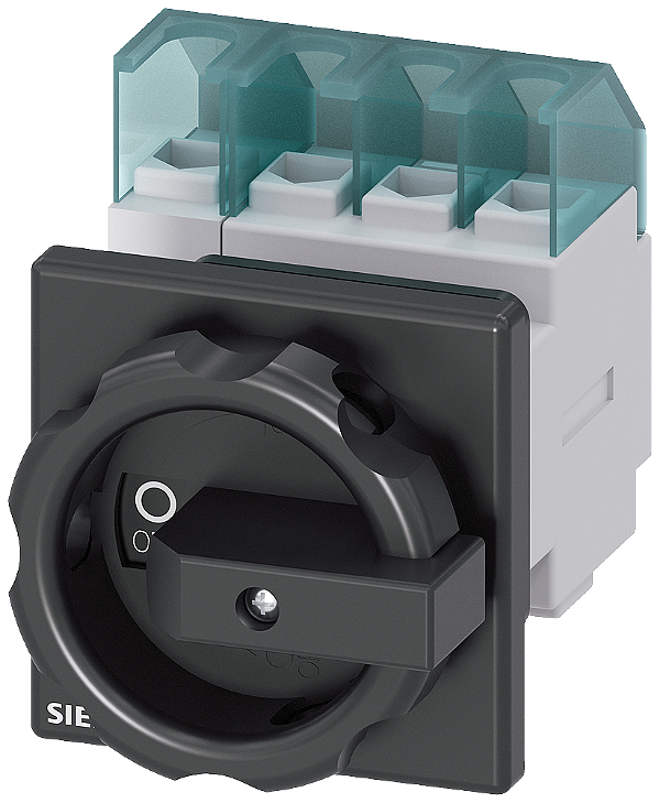 Sentron Seccionador De Corte Em Carga 3LD Interruptor Principal De 4 Polos Iu 32 A Potência De Operação/ A CA-23 A A 400V 11,5 Kw Fixação Dianteira Acionamento Rotativo Preto Fixação Central 22,5mm Para O Manípulo 3LD2254-1TL51 Siemens