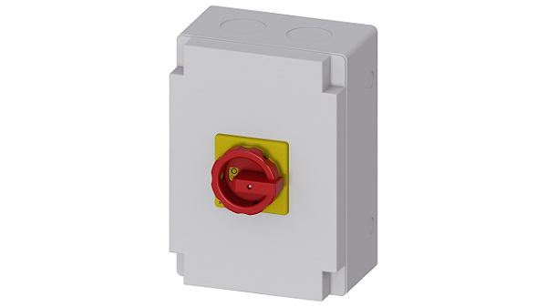 Sentron Seccionador De Corte Em Carga 3LD Chave De Parada De Emergência 3 Polos Iu 100 A Potência De Operação/A CA-23 A A 400V 37 Kw Invólucro De Material Isolante Para Sist Métrico União Roscada Acionamento Rotativo 3LD2766-0TB53 Siemens