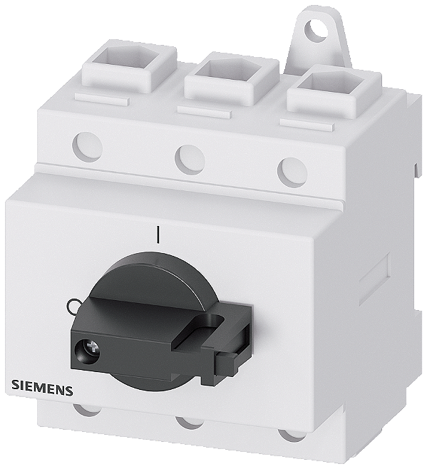 Sentron Seccionador De Corte Em Carga 3LD Interruptor Principal De 3 Polos Iu 125 A Potência De Operação/ A CA-23 A A 400V 45 Kw Instalação Da Distribuição Acionamento De Manípulo Preto Manípulo Direto No Interruptor 3LD2830-0TK11 Siemens