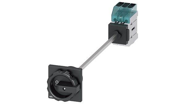 Seccionador De Corte Em Carga 3LD3 Iu 32 A Interruptor Principal 3 Polos Potência Nominal De Operação A CA-23 A A 400V 11,5kW Fixação No Piso Interruptor De Base Com Acoplamento Da Porta Fixação De Orifício Central 22,5mm 3LD3248-0TK51 Siemens