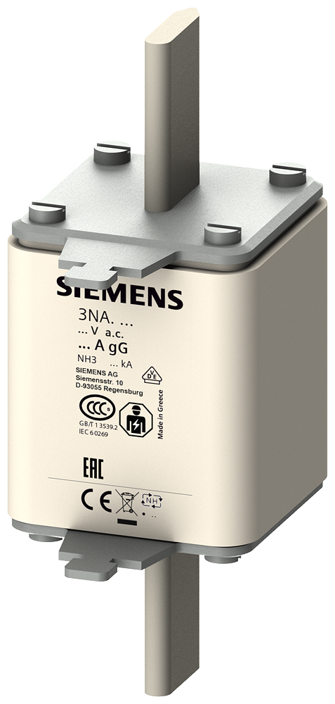 Fusível Nh T.3 400A 500Vca 3NA3360 SIEMENS