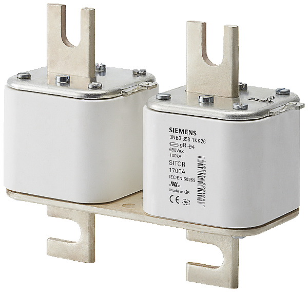 Elemento De Fusível Sitor Com Contatos De Faca Ranhurados 2 X NH3 In 1250 A Gr Un Ca 690 V Indicador Frontal Elemento Fusível Sitor Sentron 3NB3 Para Fusíveis Para Semicondutores Sitor Como Parte Integrante Importante Dos 3NB3352-1KK26 Siemens