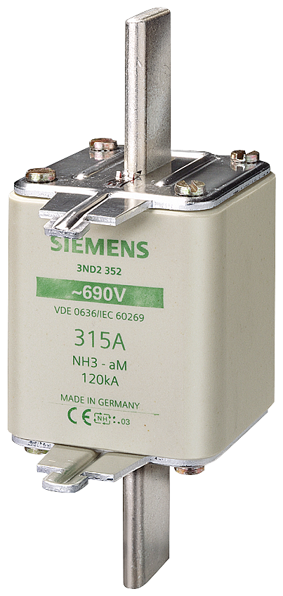 Fusível Nh Am T.3 400A 690Vca 3ND2360 SIEMENS