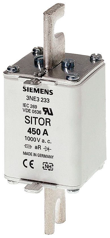 Elemento De Fusível Sitor Com Contatos De Faca Ranhurados NH1 In 250 A Ar Un Ca 1000 V Indicador Frontal Elemento Fusível Sitor Sentron 3NE3 Para Fusíveis Para Semicondutores Sitor Como Parte Integrante Importante Dos Componentes De 3NE3227 Siemens