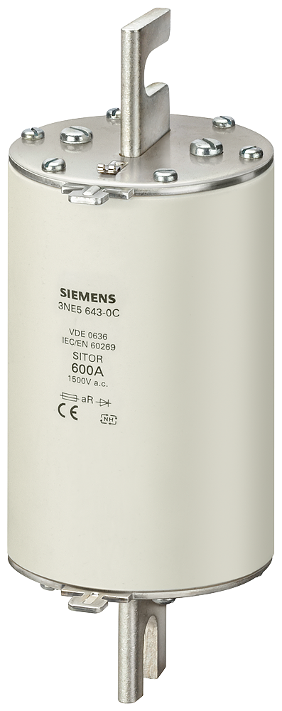 Fusível Sitor M10 600A 1500V 3NE5643-0C SIEMENS
