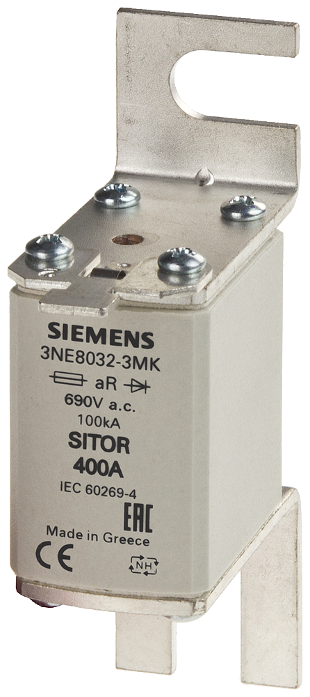 Fusível Sitor M10 350A 3NE8031-3MK SIEMENS