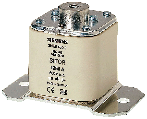 Fusível Sitor Espec 1250A 600V 3NE9450-7 SIEMENS