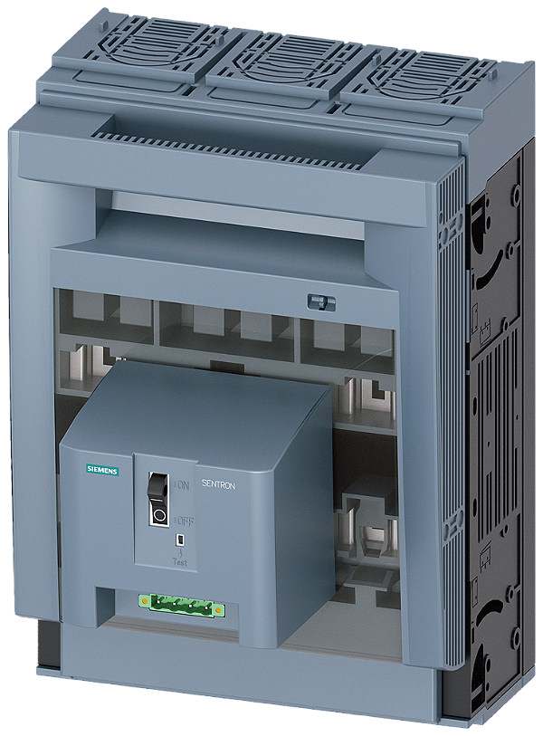 Sentron Seccionadora-Fusível Sob Carga 3NP1 De 3 Polos NH2 400 A Para Estrutura E Instalação Em Placa De Montagem Conexão Plana Monitorização Dos Fusíveis Eletromecanicamente Nível Da Cobertura 70mm Interruptor-Seccionador De 3NP1153-1DA11 Siemens