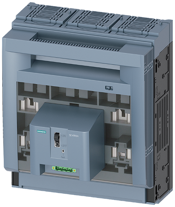 Sentron Seccionadora-Fusível Sob Carga 3NP1 De 3 Polos NH3 630 A Para Estrutura E Instalação Em Placa De Montagem Conexão Plana Monitorização Dos Fusíveis Eletromecanicamente Nível Da Cobertura 70mm Interruptor-Seccionador De 3NP1163-1DA11 Siemens