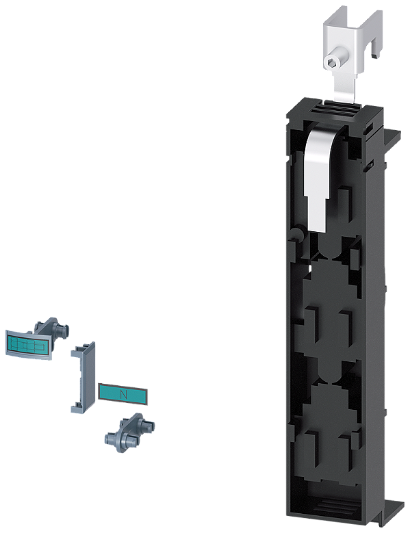 Conjunto De Montagem Para Fixação 3NP1 De 4 Polos Para Montagem Em Barramento Coletor De 60mm 8US Para Tamanho Da Estrutura NH00 Com Terminal De Caixa Acessórios Para Seccionador De Corte Em Carga Fusível 3NP1 Conjunto De 3NP1934-1ED10 Siemens