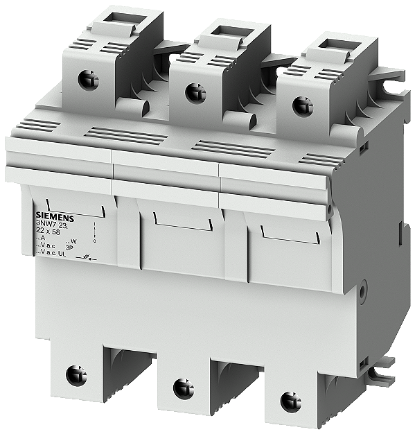 Base Fus Cilind 22X58Mm 100A 3P 3NW7231 Siemens