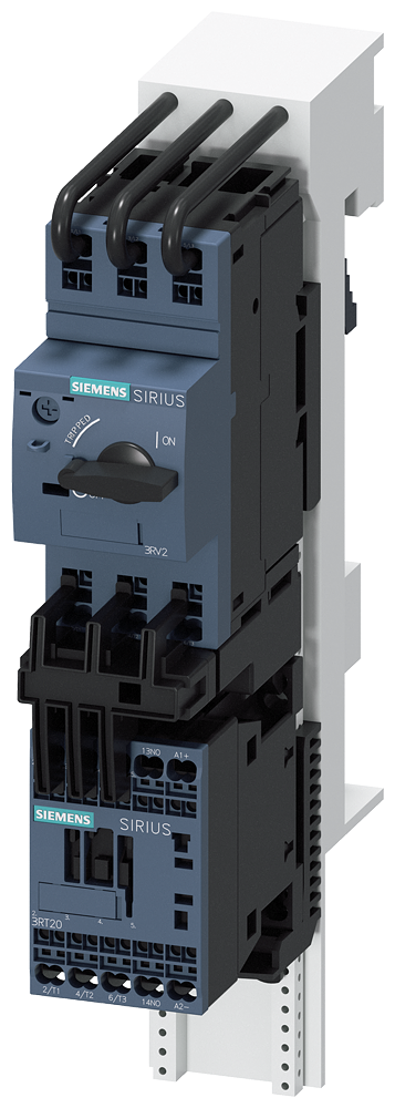 Derivação De Consumidor Sem Fusíveis Acionamento Direto Ca 400 V Tamanho S00 2,20 3,20 A 24 V Cc Conexão De Mola Para Sistemas De Barramentos Coletores De 60 Mm Cumpre Também O Tipo De Coordenação 1 Tipo De Coordenação 2 Iq 3RA2110-1DH15-1BB4 Siemens
