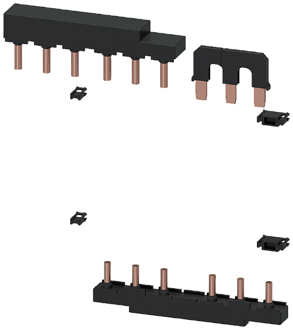Conjunto De Cabeamento Da Mola De Encaixe Elétrico E Mecânico Para Estrela-Triângulo S2/S2/S2 Simples Eficiente E Sempre Atual - O Sistema De Componentes Modulares Sirius 3RA2933-2BB2 Siemens
