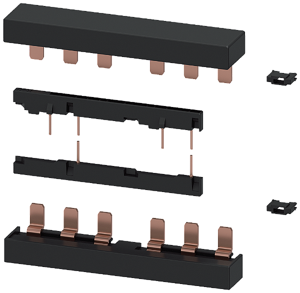 Conjunto De Cabeamento Conexão Parafusada Elétrico E Mecânico Para Motor De Partida Reversa Tamanho S3 Simples Eficiente E Sempre Atual - O Sistema De Componentes Modulares Sirius 3RA2943-2AA1 Siemens