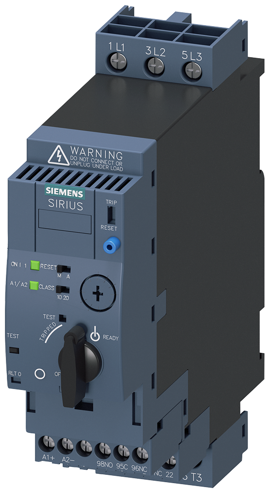 Sirius Derivação Compacta Motor De Partida Direta 690 V Ca/Cc 110 240 V 50 60 Hz 3 12 A IP20 Conexão Do Circuito De Corrente Principal Conexão Parafusada Conexão Do Circuito De Corrente Auxiliar Conexão Parafusada Desvio 3RA6120-1DP32 Siemens