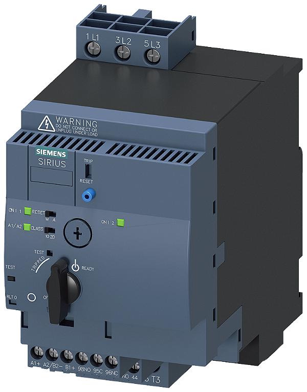 Sirius Derivação Compacta Motor De Partida Reversa 690 V Ca/Cc 110 240 V 50 60 Hz 0,32 1,25 A IP20 Conexão Do Circuito De Corrente Principal Conexão Parafusada Conexão Do Circuito De Corrente De Comando Conexão Parafusada Desvio 3RA6250-1BP32 Siemens
