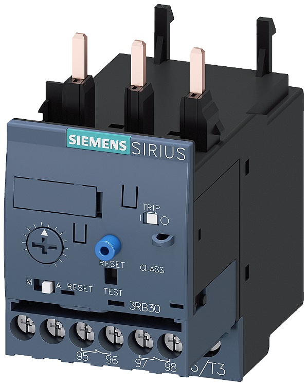 Relé De Sobrecarga 6 25 A Eletrônico Para Proteção De Motor Tamanho S0 Classe 10E Montagem Em Contator Circuito Principal Parafuso Circuito Auxiliar Parafuso Reset Manual Automático Relé De Sobrecarga Electrónico Sirius Para A 3RB3026-1QB0 Siemens