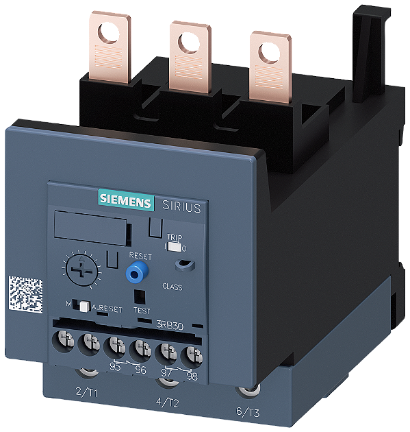 Relé De Sobrecarga 32 115 A Eletrônico Para Proteção De Motor Tamanho S3 Classe 20E Montagem Em Contator Circuito Principal Parafuso Circuito Auxiliar Parafuso Reset Manual Automático Relé De Sobrecarga Electrónico Sirius Para A 3RB3046-2XB0 Siemens
