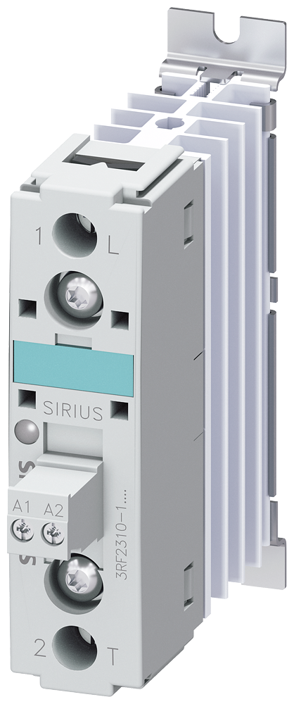 Contator Semicondutor De 1 Fase Ca 51 / 10,5 A / 40 C 24-230 V / Cc/Ca 24 V Conexão Parafusada Protecção Semi-Condutor Sirius 3RF23 Para A Comutação De Cargas Óhmicas/Indutivas Por Exemplo De Aquecedores Ou Válvulas Numa Unidade 3RF2310-1AA12 Siemens