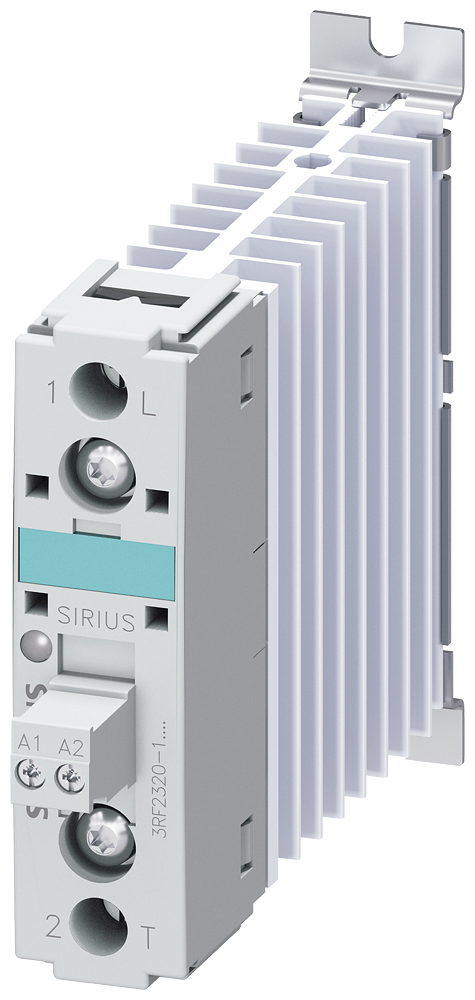 Contator Semicondutor De 1 Fase Ca 51 / 20 A / 40 C 24-230 V / 24 V Cc Conexão Parafusada Protecção Semi-Condutor Sirius 3RF23 Para A Comutação De Cargas Óhmicas/Indutivas Por Exemplo De Aquecedores Ou Válvulas Numa Unidade De 3RF2320-1AA02 Siemens