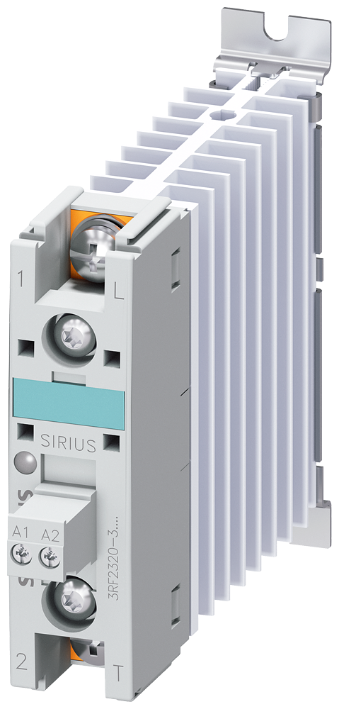 Contator Semicondutor De 1 Fase Ca 51 / 20 A / 40 C 48-460 V / 24 V Cc Conexão Do Cabo Anelar Protecção Semi-Condutor Sirius 3RF23 Para A Comutação De Cargas Óhmicas/Indutivas Por Exemplo De Aquecedores Ou Válvulas Numa Unidade 3RF2320-3AA04 Siemens