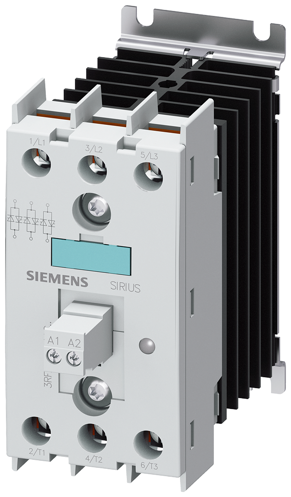 Contator Semicondutor De 3 Fases Ca 51 / 10 A / 40 C 48-600 V / 110 V Ca 3 Fases Controladas Conexão Parafusada Tensão De Corte 1200 V Protecção Semi-Condutor Sirius 3RF24 Para A Comutação De Cargas Óhmicas/Indutivas Por Exemplo 3RF2410-1AC35 Siemens