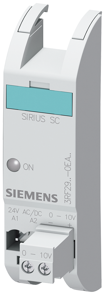 Conversor Tensão De Comando Ac/Cc 24 V Para Relé Semicondutor / Contator Simples Eficiente E Sempre Atual - O Sistema De Componentes Modulares Sirius 3RF2900-0EA18 Siemens