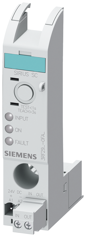 Monitoração De Carga Basis Faixa De Corrente 20 A / 40 C Tensão De Comando 24 V Cc Saída No Para Relé Semicondutor / Contator Simples Eficiente E Sempre Atual - O Sistema De Componentes Modulares Sirius 3RF2920-0FA08 Siemens