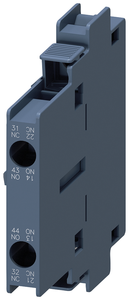 Primeiro Interruptor Auxiliar Lateral 1 Contato Normalmente Aberto 1 Contato Normalmente Fechado Conexão Parafusada Para Contatores Interruptor Auxiliar Sirius 3RH19 Para A Ampliação De Contactos Auxiliares No Circuito De 3RH1921-1DA11 Siemens