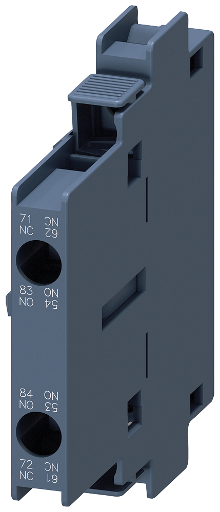 Segundo Lateral Interruptor Auxiliar 1 Contato Normalmente Aberto 1 Contato Normalmente Fechado Conexão Parafusada Para Contatores Interruptor Auxiliar Sirius 3RH19 Para A Ampliação De Contactos Auxiliares No Circuito De 3RH1921-1JA11 Siemens