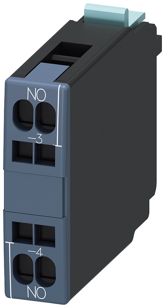 Interruptor Auxiliar Do Lado Frontal 1 Contato Normalmente Aberto Conexão De Mola Para Contatores Interruptor Auxiliar Sirius 3RH19 Para A Ampliação De Contactos Auxiliares No Circuito De Corrente De Comando Este Interruptor 3RH1921-2CA10 Siemens