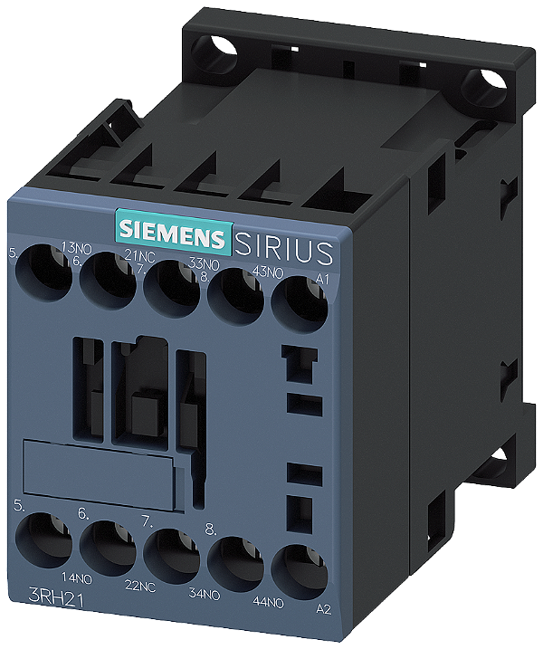 Contator Auxiliar 3 Na + 1 Nf 240 V Ca 50/60 Hz Terminal Com Parafuso Tamanho Da Estrutura S00 Contactor Auxiliar Sirius Para A Comutação De Sinais De Controlo No Circuito De Corrente De Comando Os Contactores Auxiliares Sirius 3RH2131-1AU00 Siemens