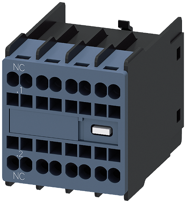Interruptor Auxiliar No Lado Frontal 1 Nf 1/ 2 --/-- --/-- --/-- Caminho De Corrente 1 Nf -- -- -- Terminal De Mola Para Contatores E Contatores Auxiliares Interruptor Auxiliar Sirius 3RH29 Para A Ampliação De Contactos 3RH2911-2HA01 Siemens