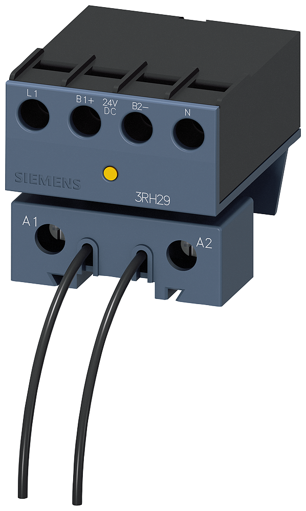 Elemento De Acoplamento Cc 24 V Conexão Parafusada Para Montagem Nas Conexões De Bobina Dos Contatores 2 Conexão B1/B2 Para 1 Na Simples Eficiente E Sempre Atual - O Sistema De Componentes Modulares Sirius 3RH2924-1GP11 Siemens