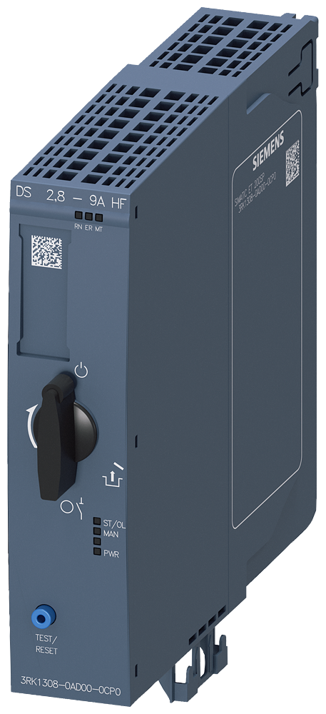 Motor De Partida Direta De Característica Superior Comutável Eletronicamente Proteção Eletrônica De Sobrecarga Até 4 Kw / 400 V Faixa De Ajuste 2,8 9A Profienergy Opção 3DI/módulo Lc Dispositivos De Arranque Direto Simatic 3RK1308-0AD00-0CP0 Siemens