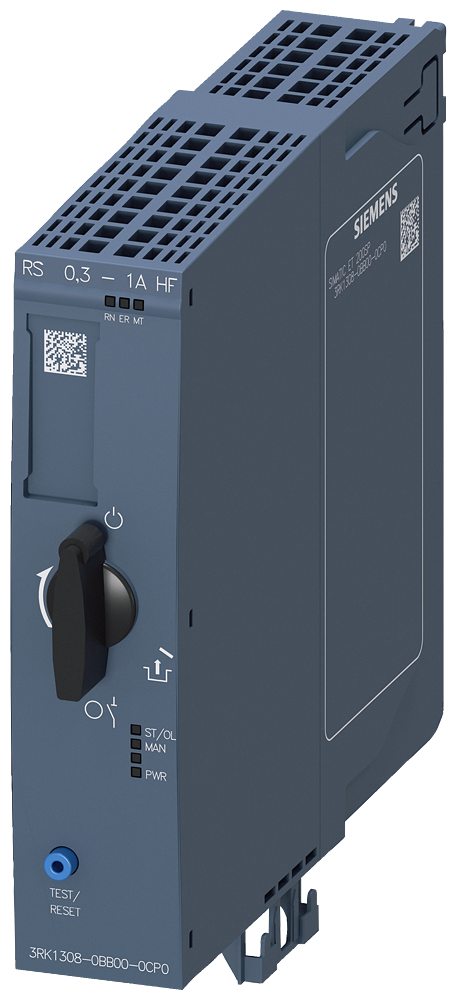 Motor De Partida Reversa De Característica Superior Comutável Eletronicamente Proteção Eletrônica De Sobrecarga Até 0,25 Kw / 400 V Faixa De Ajuste 0,3 1A Profienergy Opção 3DI/módulo Lc Dispositivos De Arranque De Inversão 3RK1308-0BB00-0CP0 Siemens