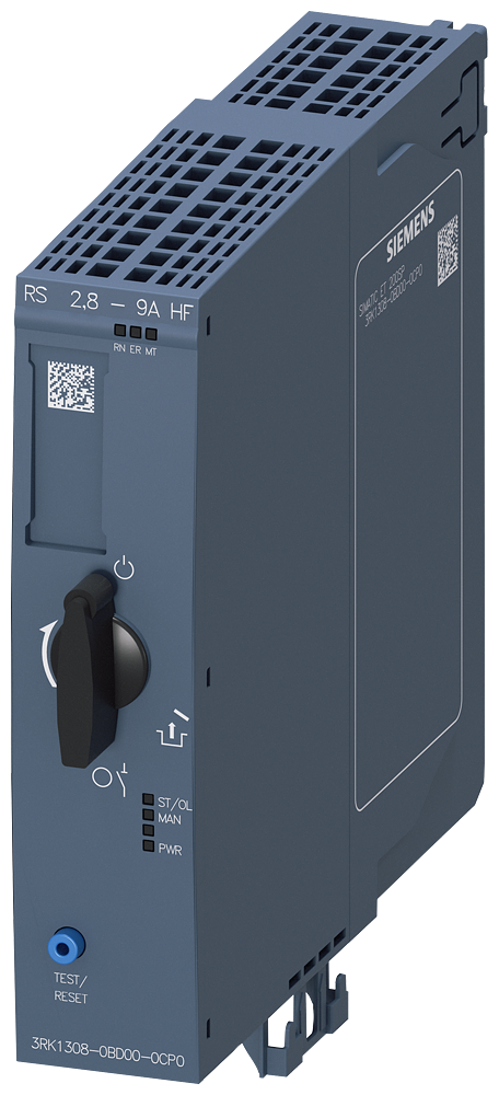 Motor De Partida Reversa De Característica Superior Comutável Eletronicamente Proteção Eletrônica De Sobrecarga Até 4 Kw / 400 V Faixa De Ajuste 2,8 9A Profienergy Opção 3DI/módulo Lc Dispositivos De Arranque De Inversão 3RK1308-0BD00-0CP0 Siemens