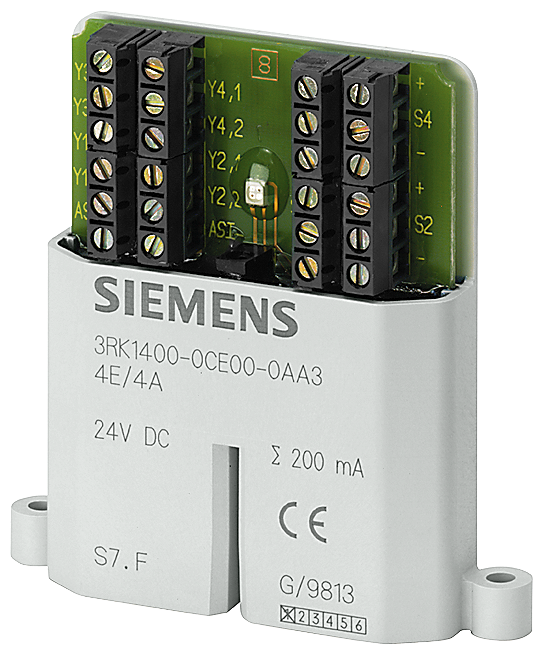 Mod. Flat, 4E/4S Pnp 200Ma 3RK1400-0CE00-0AA3 SIEMENS