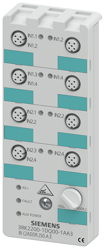 Modulo Asi Escrav 8E Ip67 K60 3RK2200-1DQ00-1AA3 SIEMENS