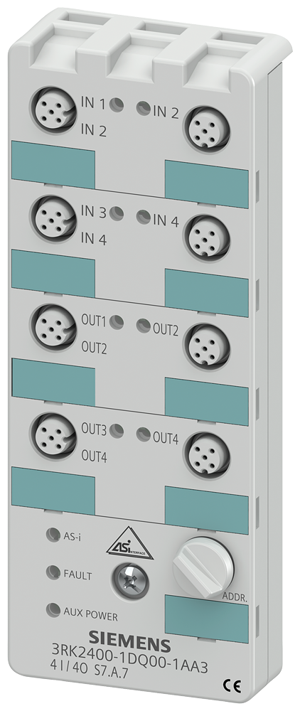 Modulo Asi K60 3.0 Ip67 4Xdi/4Xdo 3RK2400-1DQ00-1AA3 SIEMENS