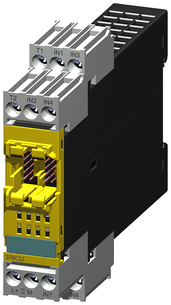 Sirius Módulo De Expansão 3RK32 Para Modular Sistema De Segurança 4/8 F-Di 24 V Cc Parametrizável Via Mss Es Largura Da Estrutura De 22,5 Mm Terminais Com Parafuso Até Sil 3 Iec 61508 Até Performance Level E Iso 13849-1 Sem Cabo 3RK3211-1AA10 Siemens
