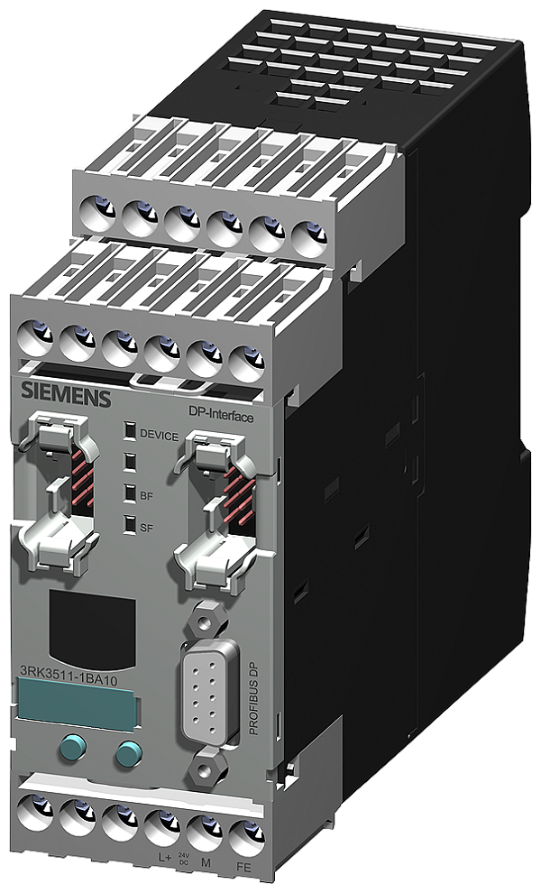 Sirius Módulo De Interface Interface Dp Para Modular Sistema De Segurança Interface Profibus-Dp 12 Mbit/S Rs 485 Largura Da Estrutura De 45 Mm Conexão Parafusada Parametrizável Via Safety Es Sem Cabo De Conexão Módulo De 3RK3511-1BA10 Siemens