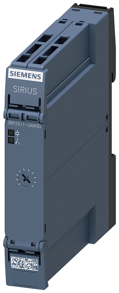Relé Temporizador Eletrônico Atrasado Na Resposta 1 Contato Inversor 1 Faixa Temporal 0,5 10 S Ca/Cc 12-240 V A Ca 50/60 Hz Com Led Conexão De Mola Push-In Relé A Prazo Sirius 3RP25 Com Retardamento Da Resposta Para Diversos 3RP2511-2AW30 Siemens