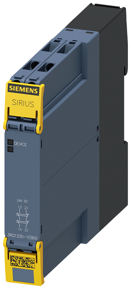Relé De Acoplamento De Manobra Positiva Na Caixa Industrial 1 Contato Normalmente Aberto / 1 Contato Normalmente Fechado 24 V 24 V Cc Sil 3 / Performance Level E Conexão Parafusada Relé De Acoplamento Controlado À Força Sirius 3RQ1200-1EB00 Siemens