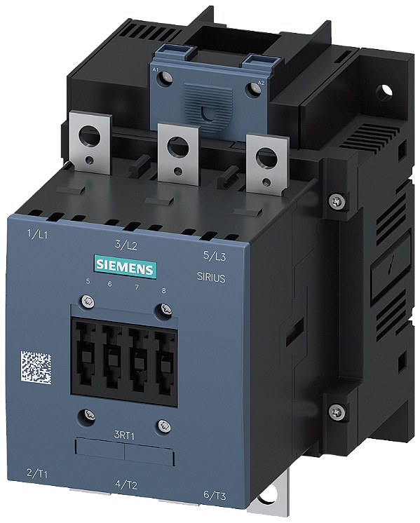 Contator De Potência CA-3e/CA-3 150 A 75 Kw / 400 V Ca 50-60 Hz / Cc Uc 220-240 V De 3 Polos Sem Contatos Auxiliares Unidade Propulsora Convencional Corrente Principal Barramento Circuito Auxiliar E Circuito De Comando Conexão 3RT1055-6AP30 Siemens