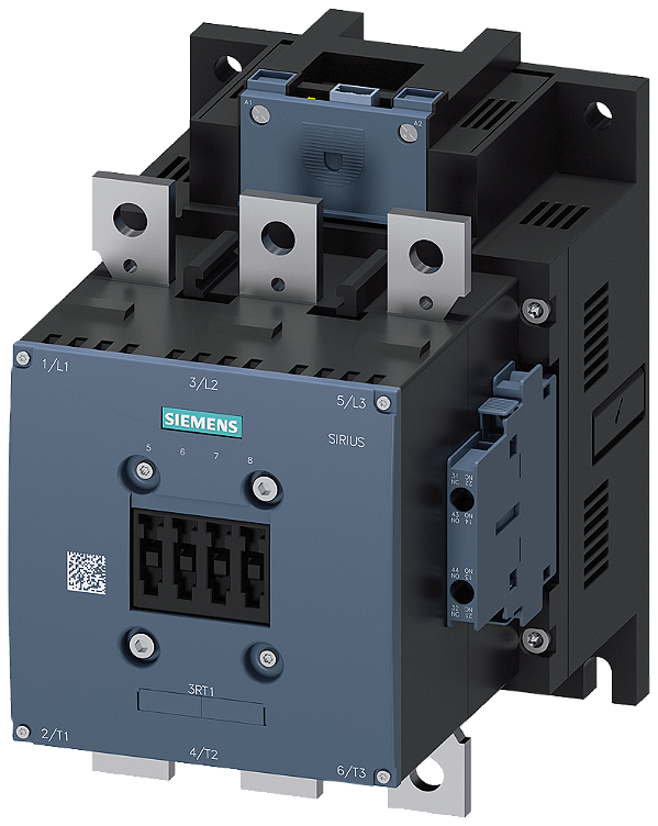Contator De Potência CA-3e/CA-3 225 A 110 Kw / 400 V Ca 50-60 Hz / Cc Uc 21-27,3 V Clp Entrada 24 V Cc De 3 Polos Contatos Auxiliares 2 Na + 2 Nf Unidade Propulsora Eletrônica Corrente Principal Barramento Circuito Auxiliar E 3RT1064-6NB36 Siemens