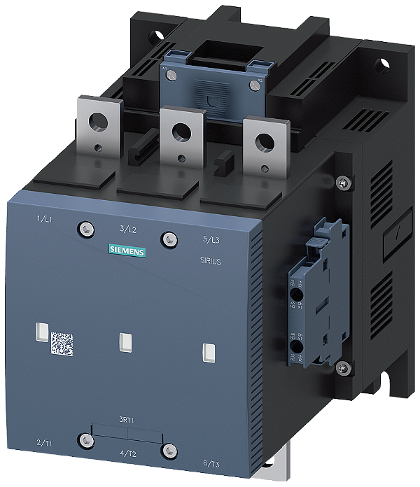 Contator A Vácuo CA-3e/CA-3 400 A 200 Kw / 400 V De 3 Polos Uc 110-127 V CA50-60 Hz / Cc Unidade Propulsora Convencional Contatos Auxiliares 2 Na + 2 Nf Corrente Principal Barramento Circuito Auxiliar E Circuito De Comando 3RT1275-6AF36 Siemens