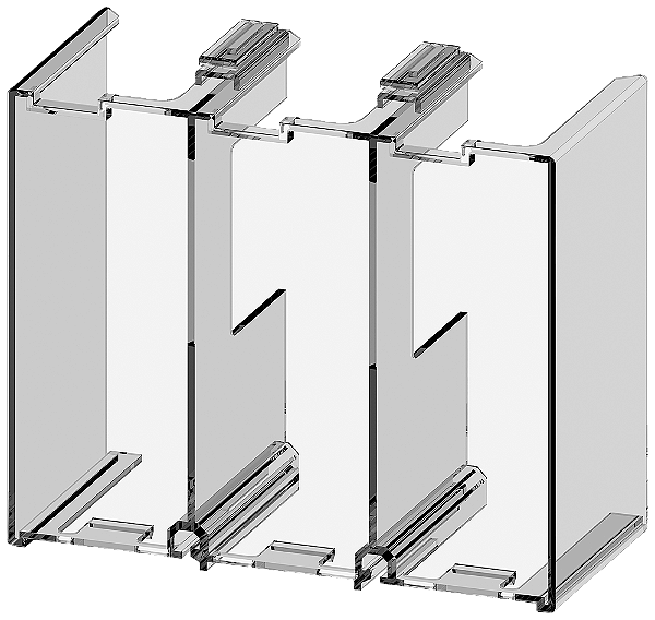 Tampa Da Conexão Para Conexões De Barramento Ou No Terminal Com Moldura Tamanho Da Estrutura S10 E S12 De 3RT1,3RB2 3RW507 Simples Eficiente E Sempre Atual - O Sistema De Componentes Modulares Sirius 3RT1966-4EA1 Siemens