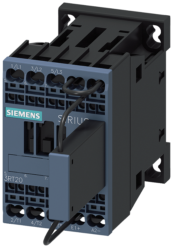 Contator Ac3:12A 3Nf 24Vcc C/ Diodo Mola 3RT2017-2KB42-0LA0 SIEMENS
